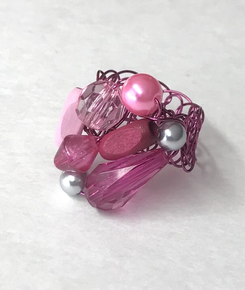 BAGUE FUSHIA
