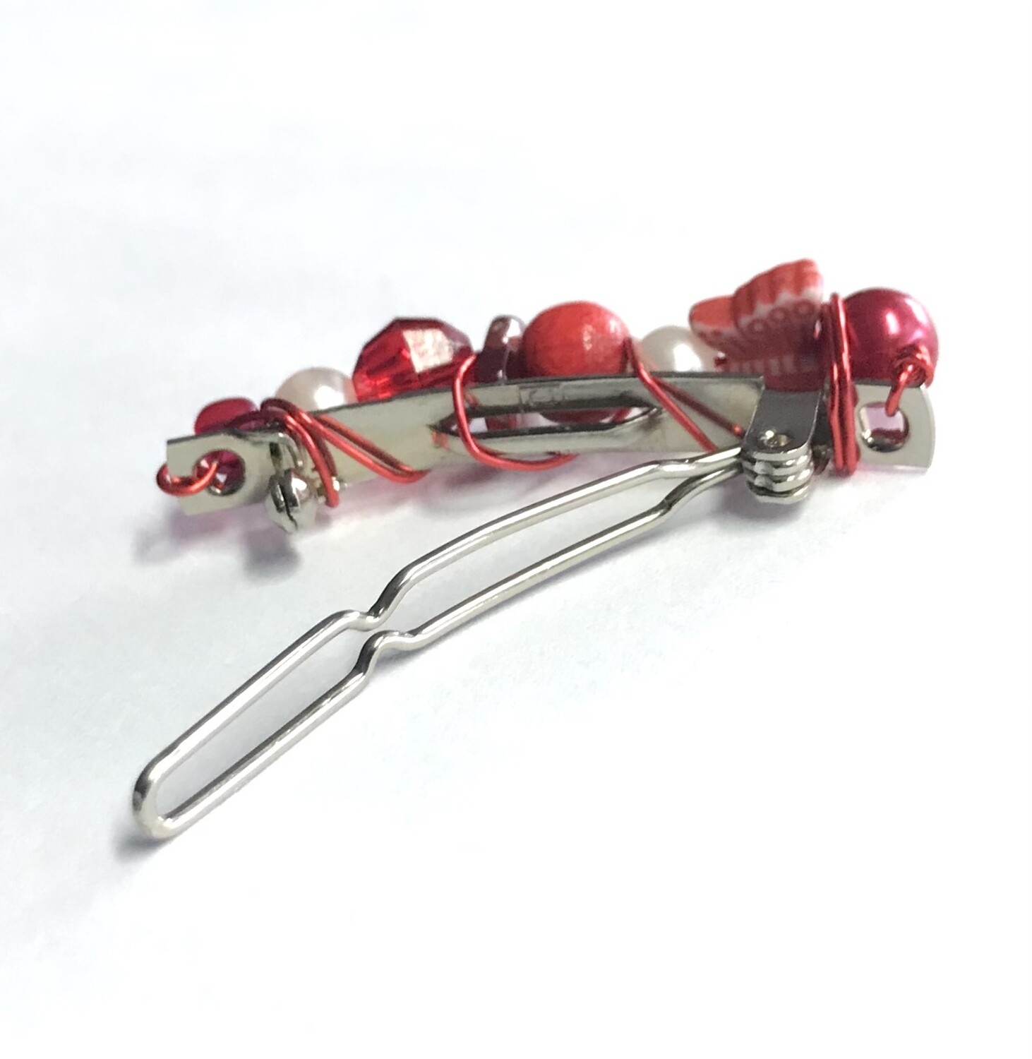 MINI BARRETTE ROUGE