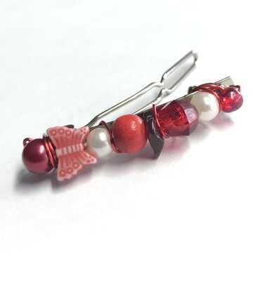 MINI BARRETTE ROUGE