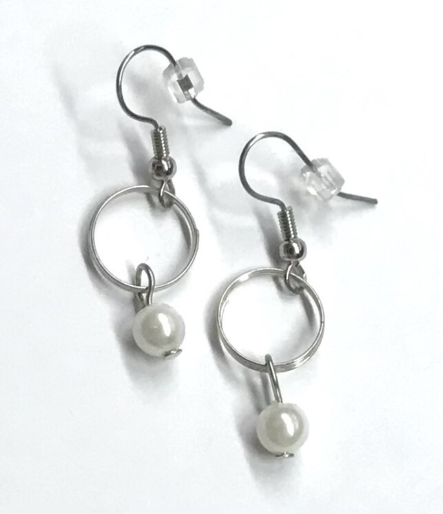 BOUCLES D’OREILLES ROND DE PERLES