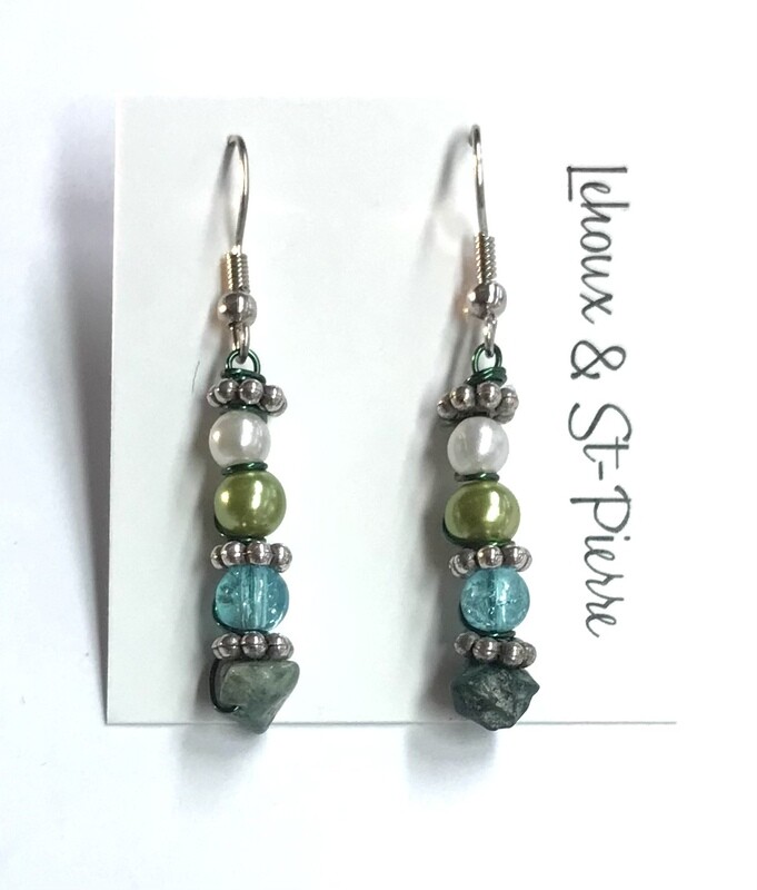 BOUCLES D’OREILLES TOTEM AQUA