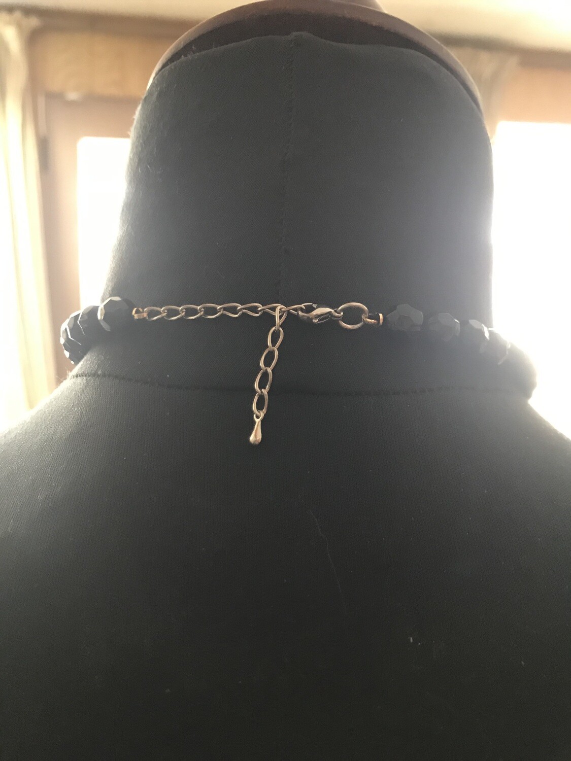 COLLIER COEUR NOIR