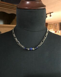 COLLIER MAILLONS LAPIS-LAZULI 