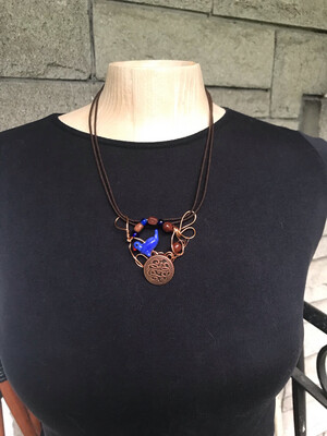 COLLIER L’OISEAU BLEU