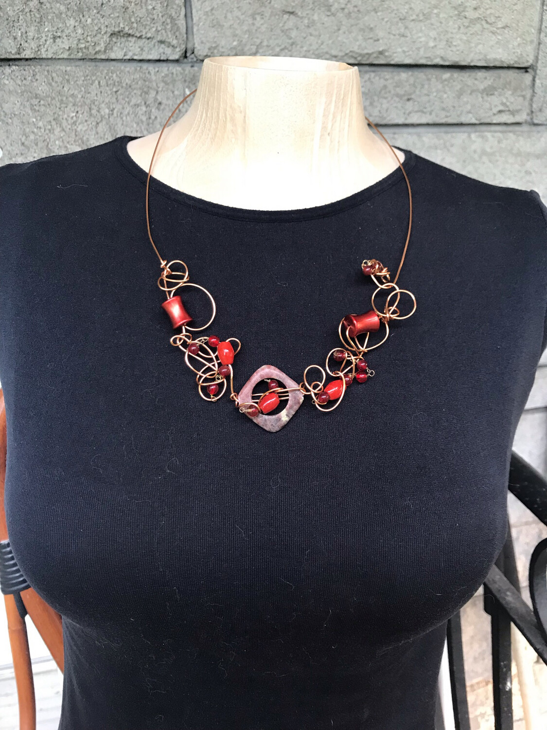 COLLIER PIERRE ANTIQUE 