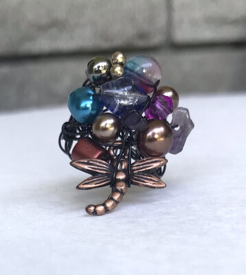 BAGUE LIBELLULE 