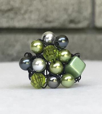 BAGUE VERT ÉTERNEL 