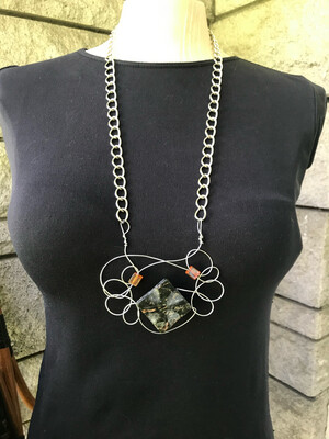 COLLIER PIERRE FANTAISIE 
