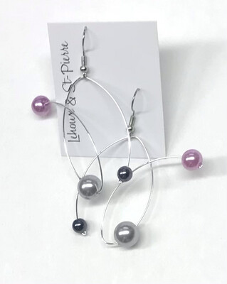 BOUCLES D’OREILLES CALLIGRAPHIE 