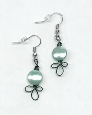 BOUCLES D’OREILLES PASTILLES MENTHE
