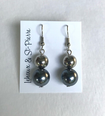 BOUCLES D’OREILLES CHIC PERLES