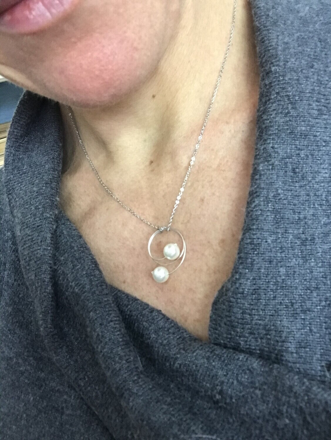COLLIER DUO DE PERLES