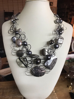 COLLIER ROYAL ARGENTÉ 
