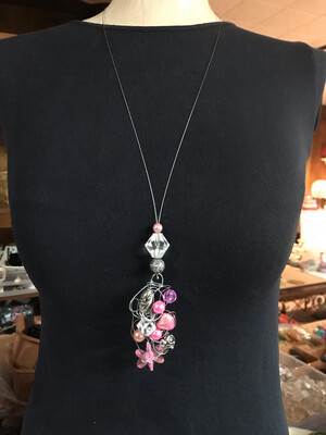 ENSEMBLE 3 BIJOUX ORNEMENTAL ROSE