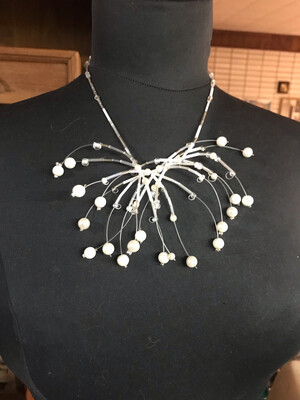 COLLIER FEUX D’ARTIFICES BLANC