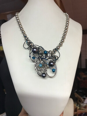 COLLIER MODERNITÉ TURQUOISE 