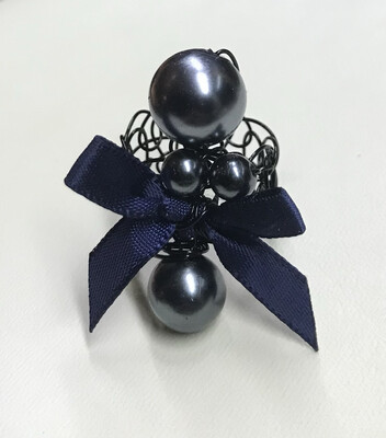 BAGUE BOUCLE BLEU DE NUIT