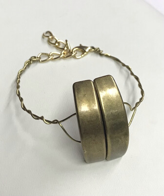 BRACELET DUO DORÉ 