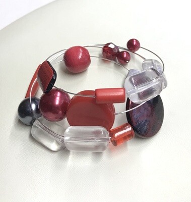 BRACELET FUNNY ROUGE