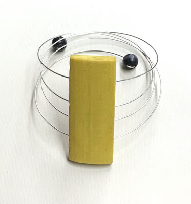 BRACELET ZEN BOIS JAUNE ET NOIR