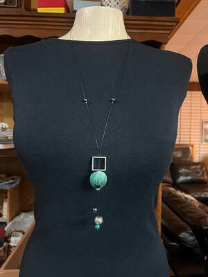 COLLIER TANDEM ÉMERAUDE 