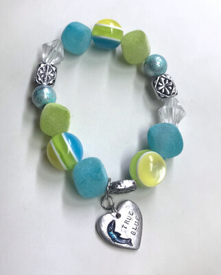 BRACELET CHARMS MIX AQUA