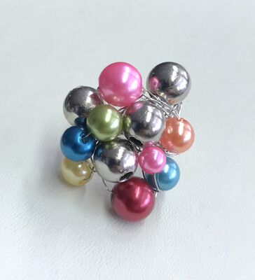 BAGUE MULTICOLORE
