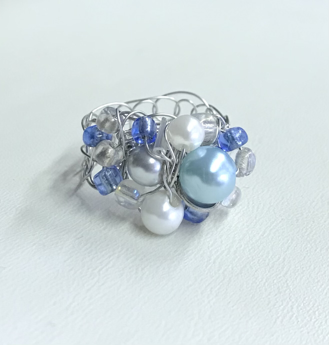 BAGUE BLEU CIEL