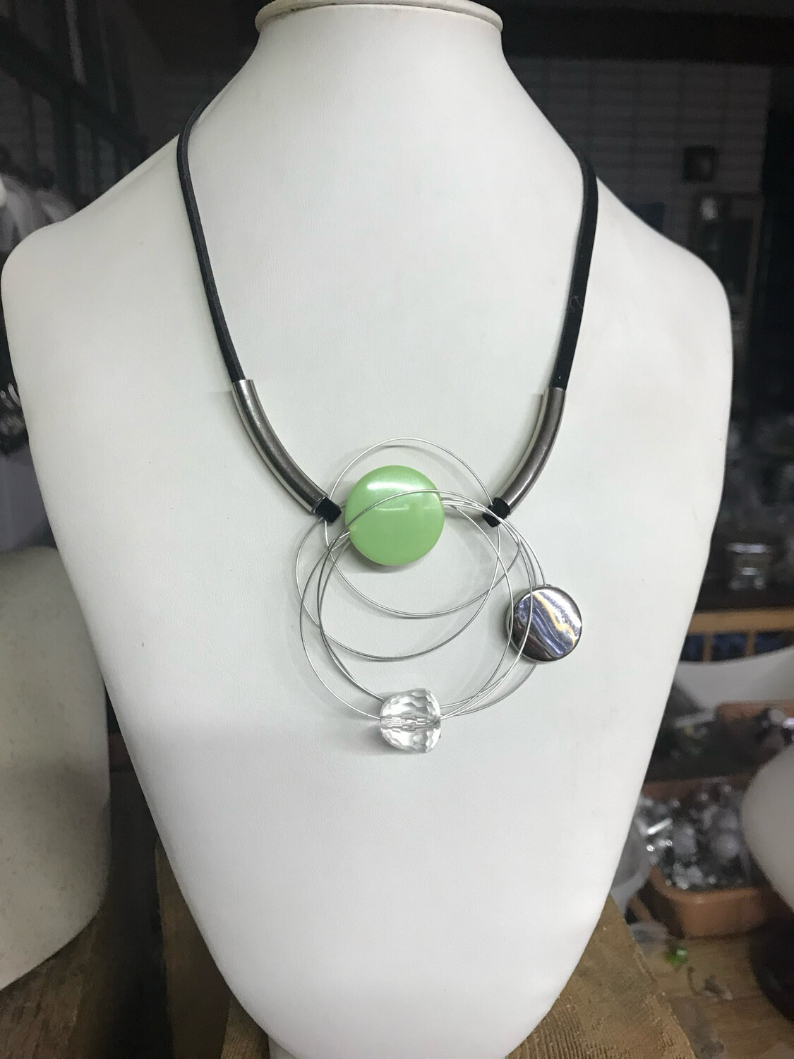 COLLIER C CHIC VERT MENTHE