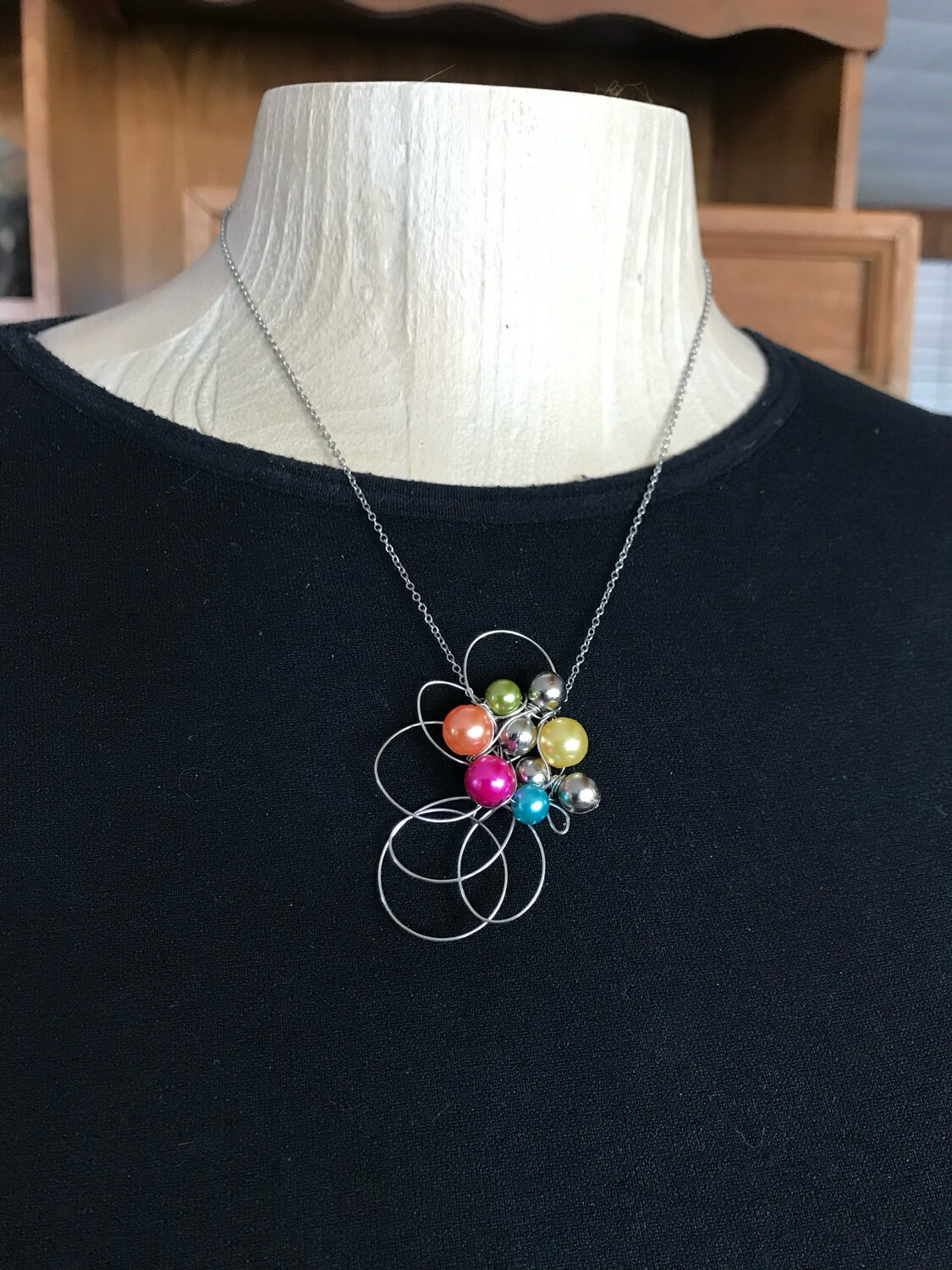 ENSEMBLE 4 BIJOUX PAPILLON MULTICOLORE 