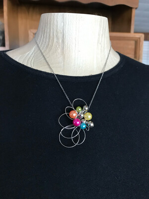 ENSEMBLE 4 BIJOUX PAPILLON MULTICOLORE