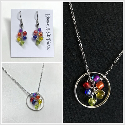 ENSEMBLE 2 BIJOUX PETITE FLEUR