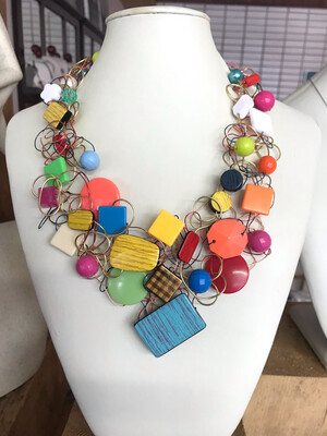 COLLIER ROYAL MULTICOLORE