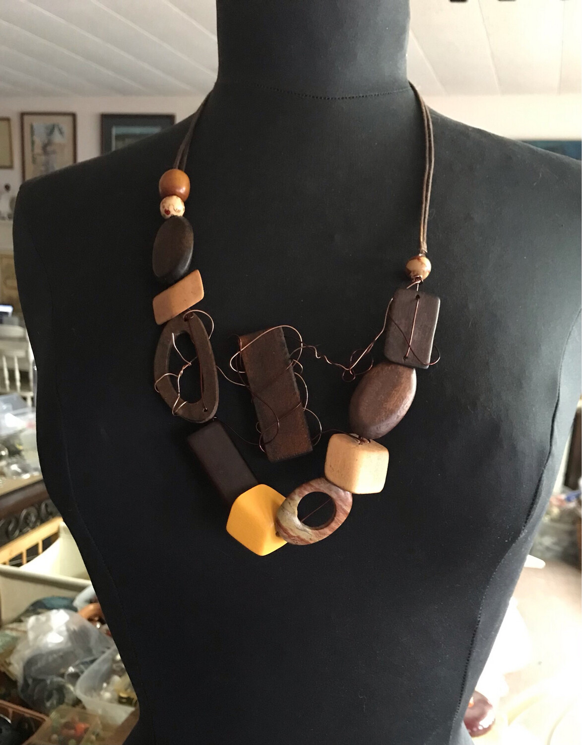 COLLIER FANTAISIE BOISÉ 