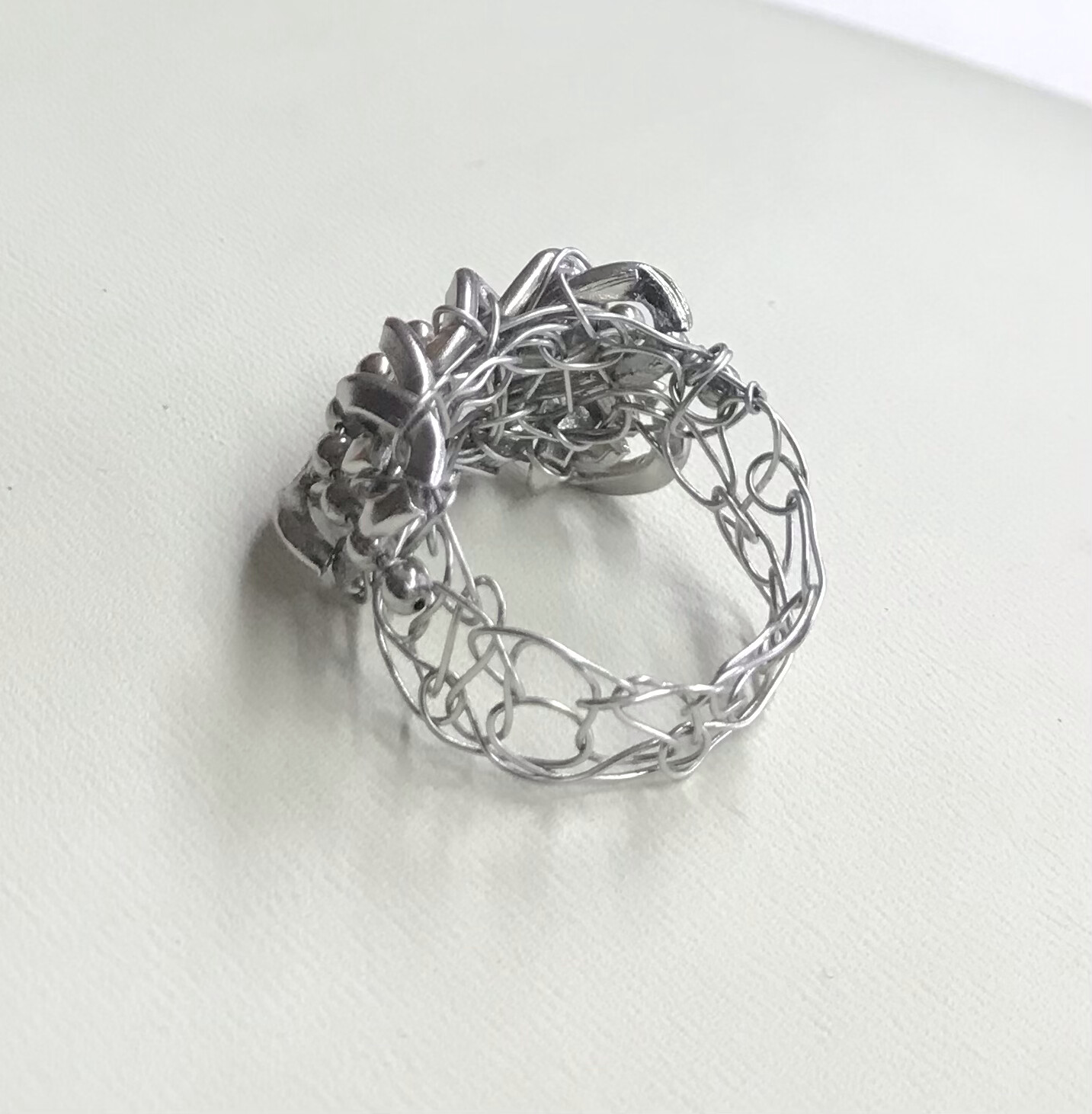 BAGUE CHAÎNE ARGENT