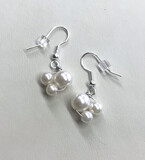 BOUCLES D’OREILLES FLEUR DE PERLES