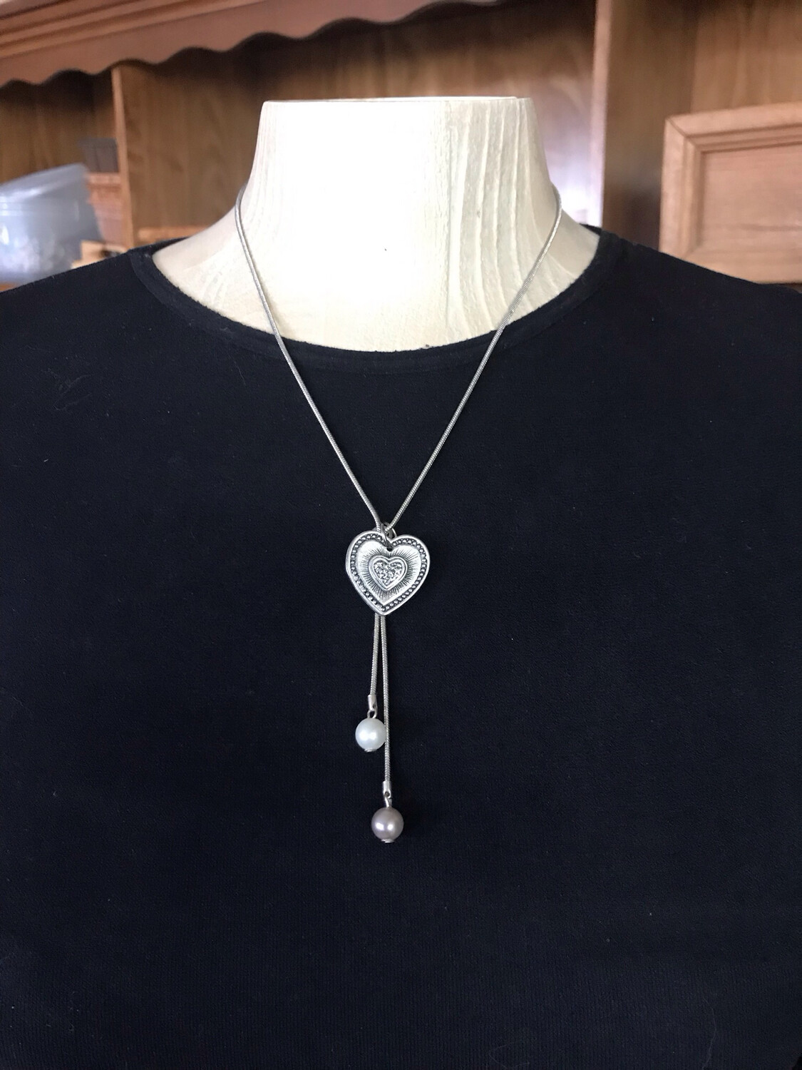 COLLIER CŒUR ARGENTÉ 