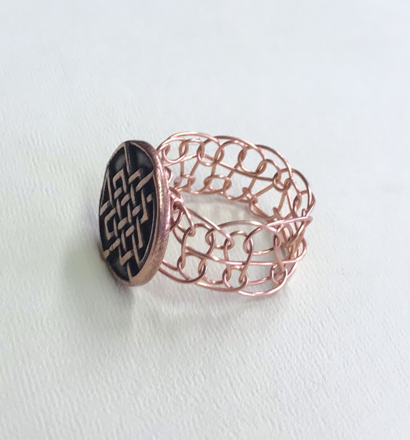 BAGUE CUIVRE MÉTALLIQUE