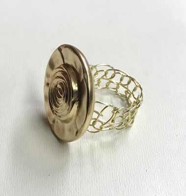 BAGUE SOLEIL D’OR
