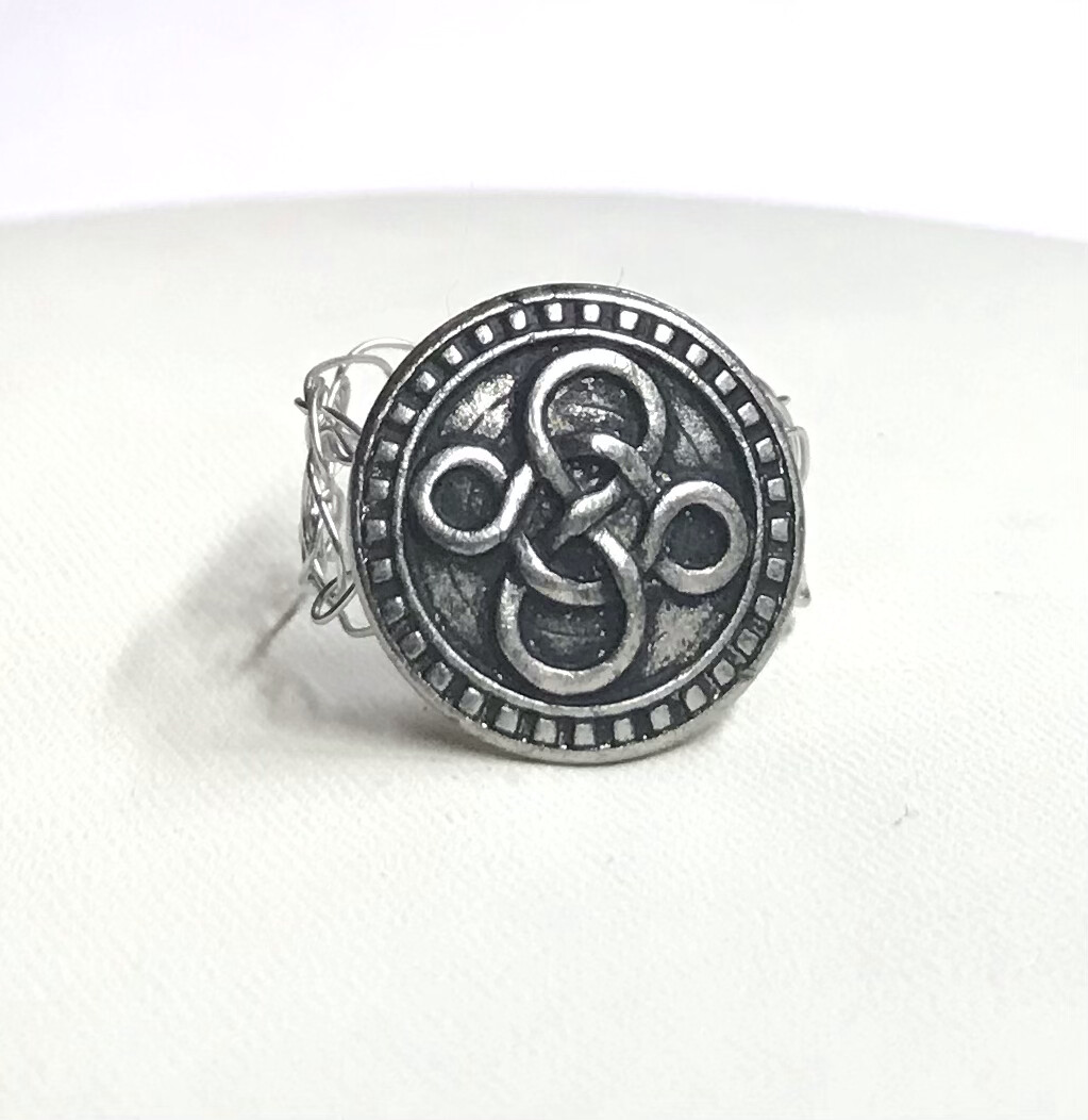  BAGUE MÉTALLIQUE ARGENT