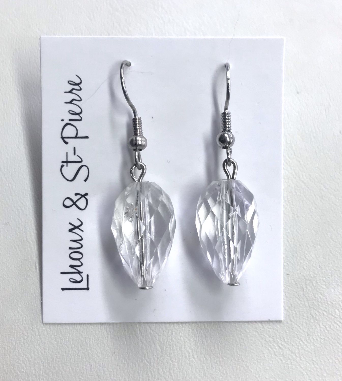 BOUCLES D’OREILLES GOUTTES GLACÉES 