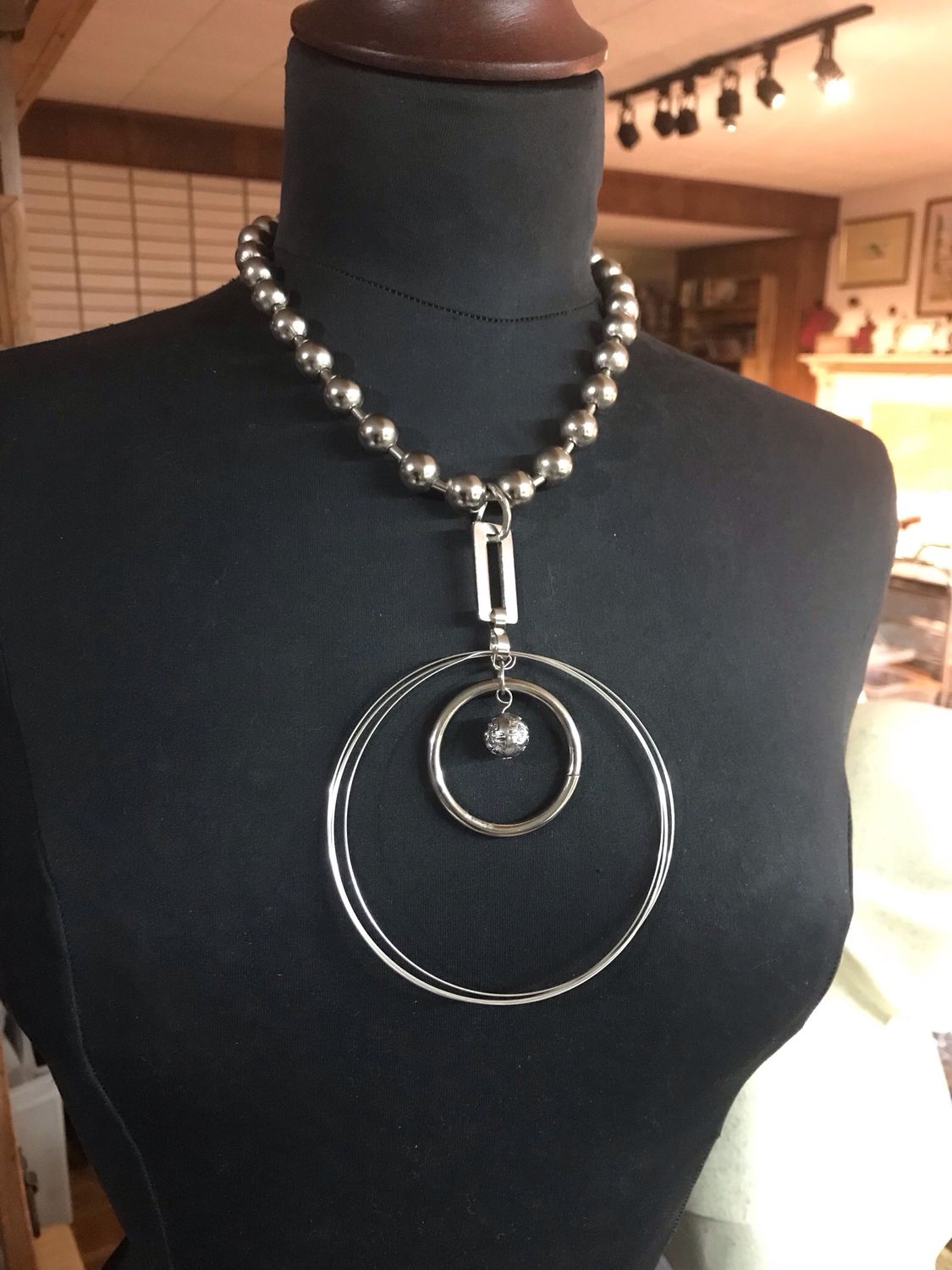 COLLIER CHAÎNE LES CERCLES COLLIER CHAÎNE LES CERCLES