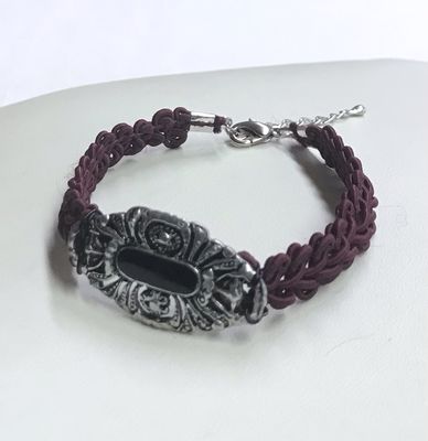 BRACELET TRESSÉ BOURGOGNE 