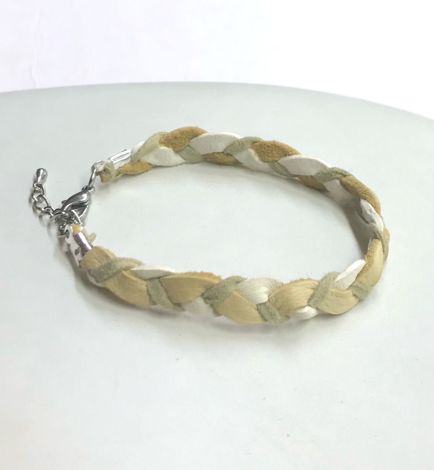 BRACELET TRESSÉ NATUREL