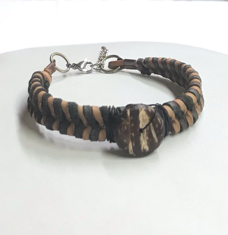 BRACELET TRESSÉ BOISÉ