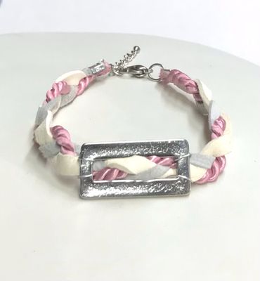 BRACELET ROSE MÉTALLIQUE 