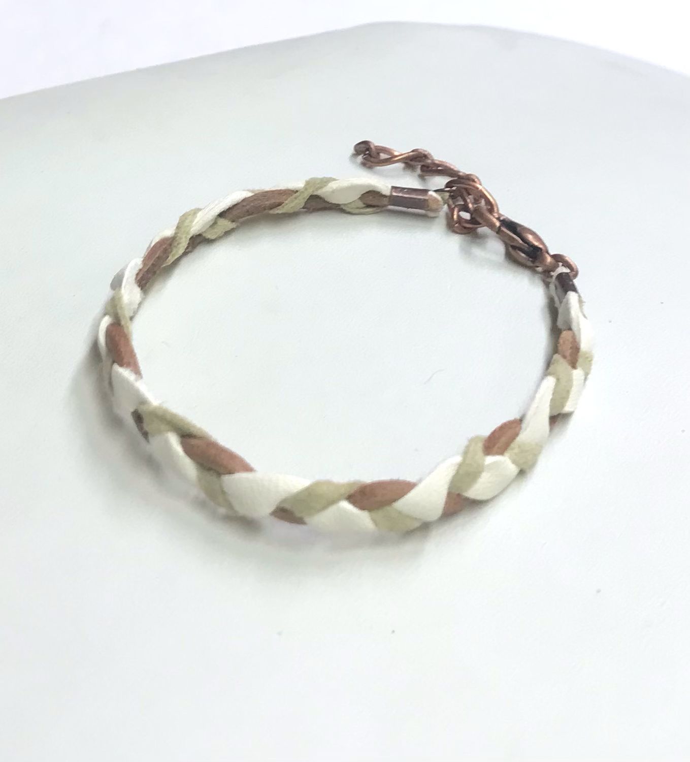 BRACELET TRESSÉ SABLE