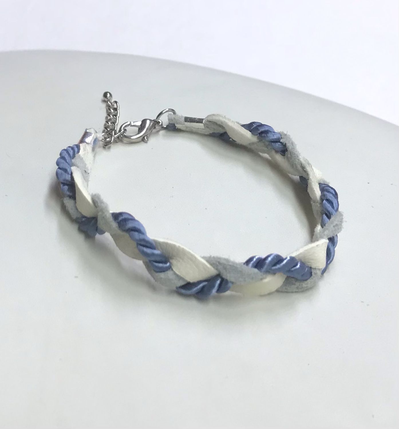 BRACELET TRESSÉ CORDON BLEU 