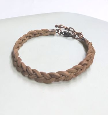 BRACELET TRESSÉ TAN