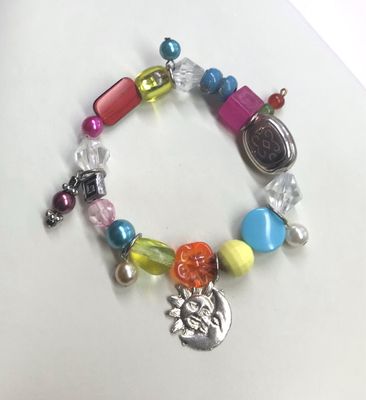 BRACELET CHARMS MULTICOLORE 
